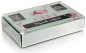 Preview: Baby Girl Erinnerungsbox aus Glas, verspiegelt mit Fotorahmen,