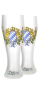 Preview: Weißbierglas mit Bayernwappen für 2 teiliges Set 0,5 l Satiniert