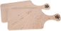 Preview: Brotzeitbrett Erle mit Griff und Edelweiß  32x14x1,2 cm