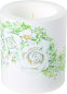 Preview: Das edle Windlicht Romantic Roses - Kerze zur Hochzeit - Hochzeitsdeko