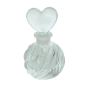 Preview: Der elegante Glas-Parfüm-Flacon mit Herz Verschluss