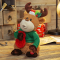 Preview: Rudolf das niedliche Rentier pfeifft Jingle Bells und wünscht frohe Weihachten