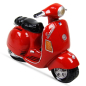 Preview: Die geniale feuerrote Spardose Motorroller