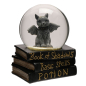 Preview: Schneekugel Harry Potter - Fledermauskatze mit Goldglitter