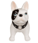 Preview: Spardose Bulldogge mit Lederhalsband aus Keramik-Bulli mit Halsband