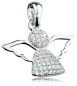 Preview: Das besondere Schmuckset Schutzengel mit Strass  in echt Silber - Schutzengelschmuck für Groß und Klein