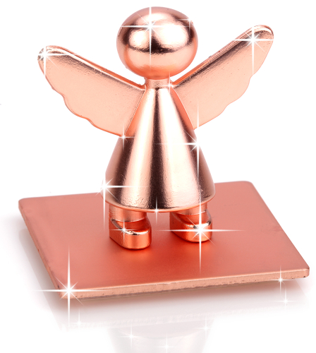 Preview: Schutzengel Zettelhalter Rosé