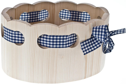 Holzwanne mit Band - Semmel - Brötchenkorb - Fichtenwanne
