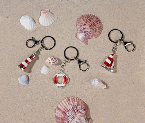 Preview: Der schöne Schlüsselanhänger Segelboot - Segelschiff