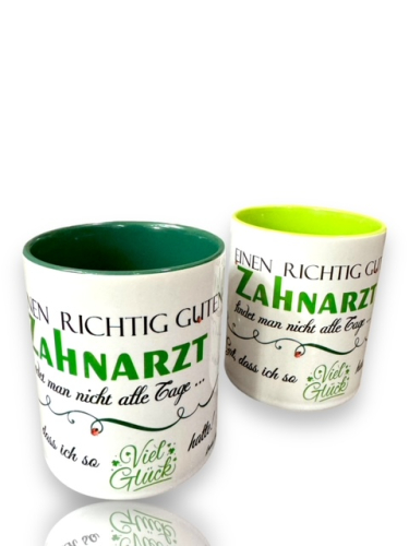 Preview: Zweifarbige Kaffeetasse für den besten Zahnarzt-Geschenkidee