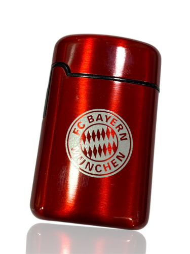 Preview: FC Bayern Sturmfeuerzeug - in zwei Farben erhältlich