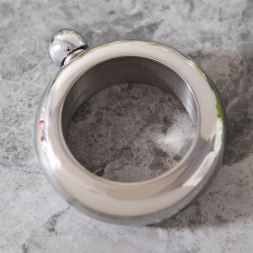 Preview: Flachmann aus Edelstahl speziell für Frauen - Flachmann Armband