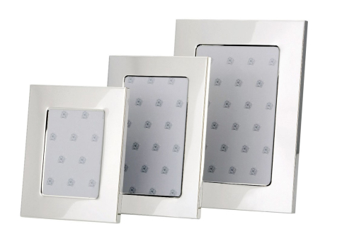 Preview: Der edle versilberte Bilderrahmen im Format 9 x13 cm-Gravurfähig