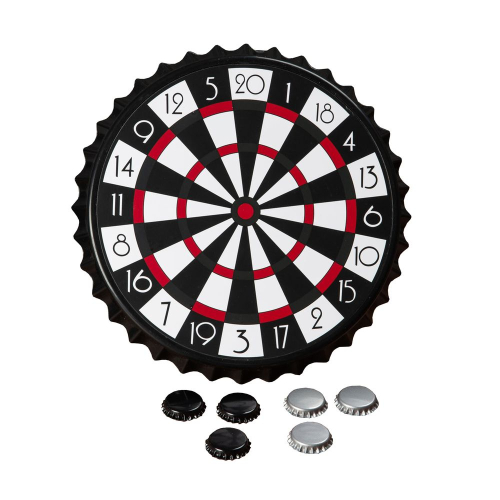 Preview: Dartscheibe für Flaschenstöpsel - Party Spickerscheibe-Tisch darten
