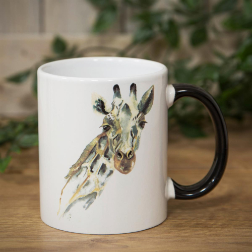 Preview: Der schöne Kaffeebecher Giraffe - Keramiktasse Giraffe