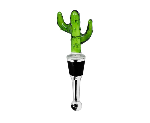 Flaschenverschluss Kaktus Muranoglas, Handarbeit