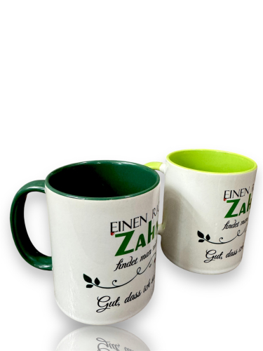 Preview: Zweifarbige Kaffeetasse für den besten Zahnarzt-Geschenkidee