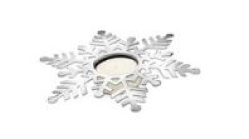 Preview: Der versilberte Teelichthalter Schneeflocke - Letzter Artikel