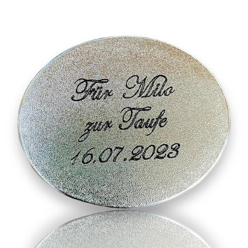 Die silberne Dose für die erste Locke - Lockendose Twinkle Versilbert!