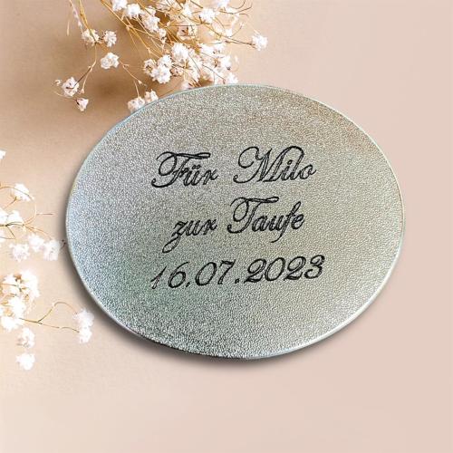 Die silberne Dose für die erste Locke - Lockendose Twinkle Versilbert!