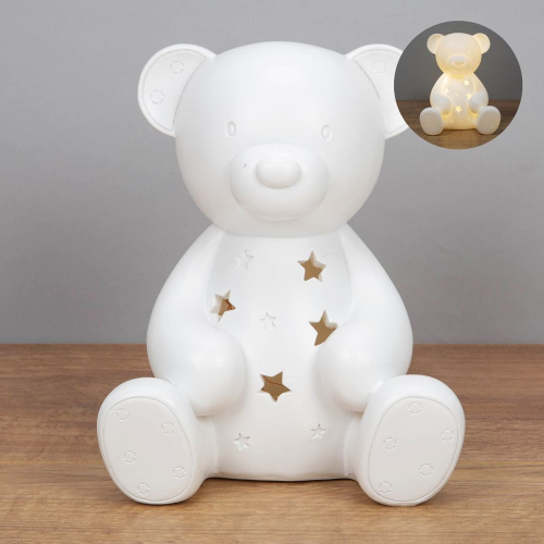 Nachtlicht LED Teddybär, Schlummerlicht,  Bärchen Nachttischlampe fürs Kinderzimmer