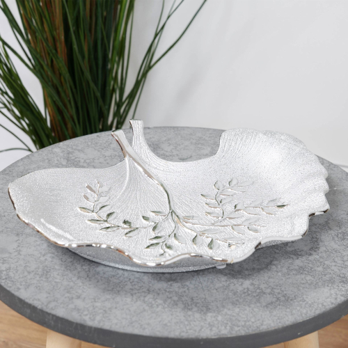 Preview: Deko Schale mit Baumdesign - Keramik Schale