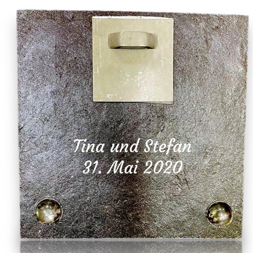 Schiefertafel Liebe - Die Summe unserers Lebens...personalisierbar