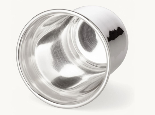 Preview: Schnapsbecher schwer versilbert, 4 cl, Gravurfähig