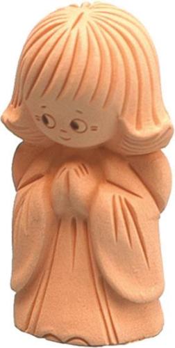 Der süße Schutzengel aus Ton mit Schutzbrief