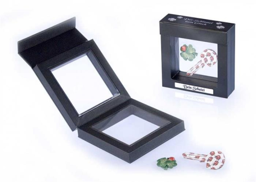 Preview: Der Schlüssel zum Glück - Haustürschlüssel mit Marienkäfer incl. Wunschgravur  im Geschenkset