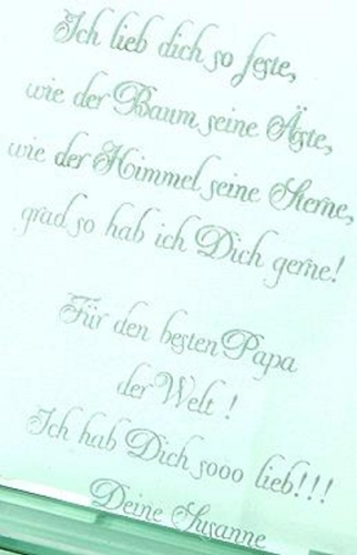 Preview: Die geniale Glastrophäe für besondere Ehrungen mit  Stern und Lasergravur