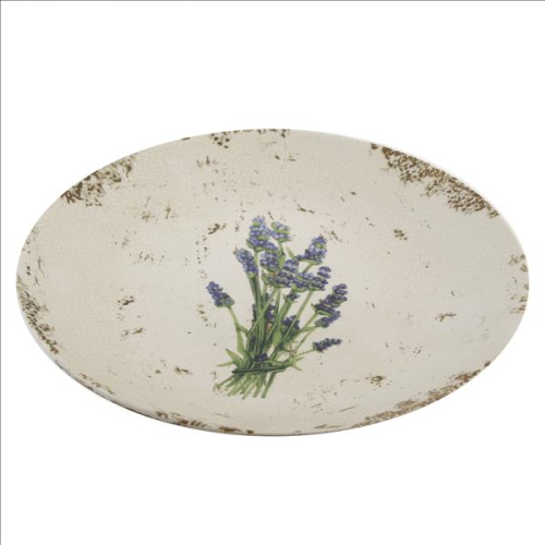 Rustikel Schale im Landhausstil mit Lavendel  Vintage Design