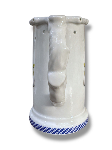 Preview: Bayerischer Vexierkrug mit Bayernwappen aus Porzellan