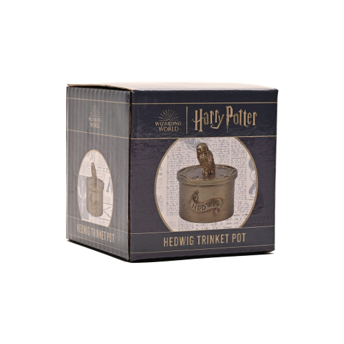 Schmuckdose Harry Potter mit Eule Hedwig-Goldfarben