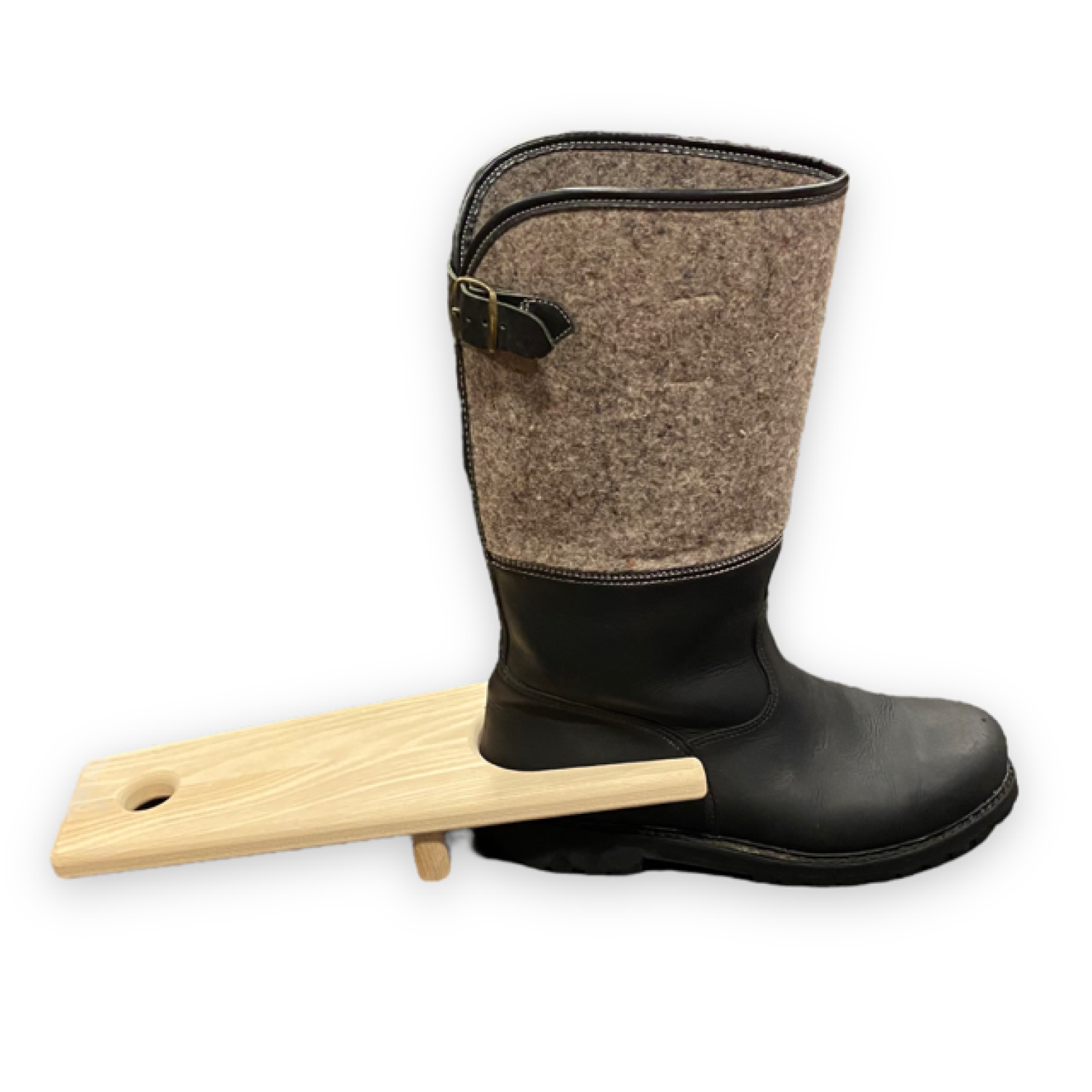 Stiefelknecht Holz handgefertigt, Unikat, Gravurfähig