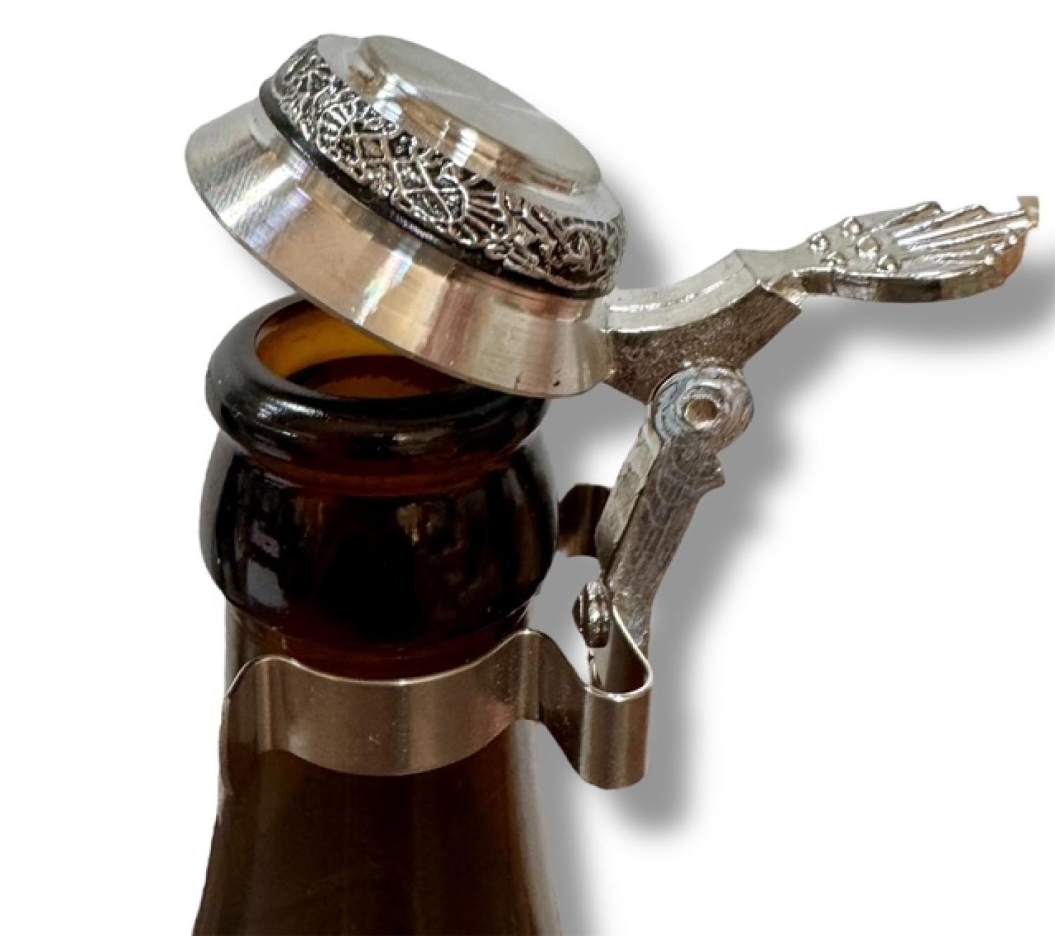 Der bayerische Bierflaschenverschluß, Bierflaschendeckel-Gravurfähig