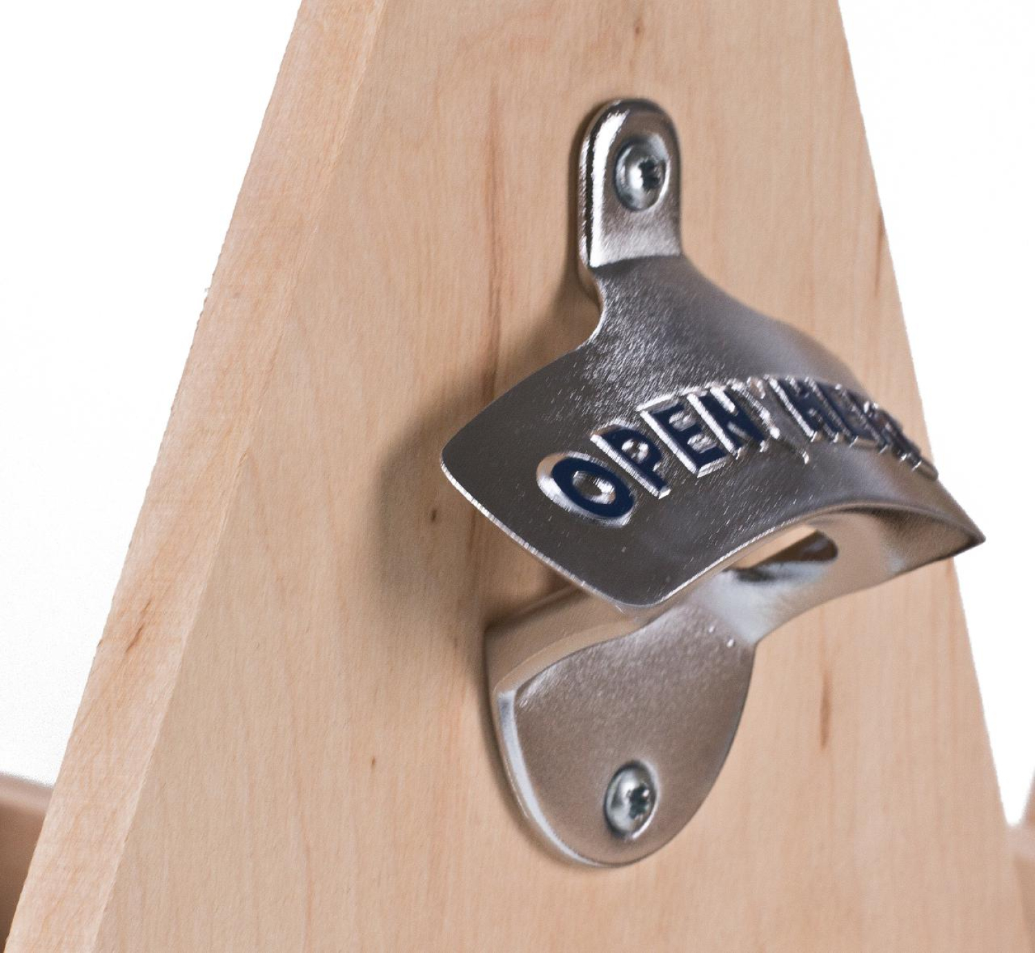Flaschenöffner Metall zur Wandbefestigung - Open here