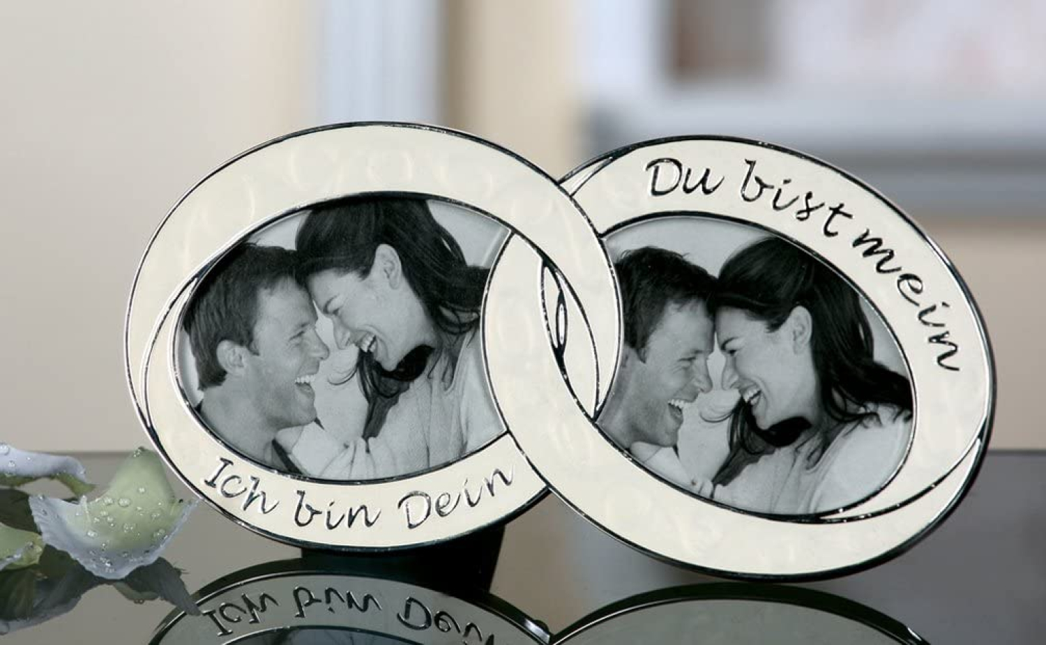 Der 2 fach Bilderrahmen für Paare "Ich bin dein....Du bist mein"