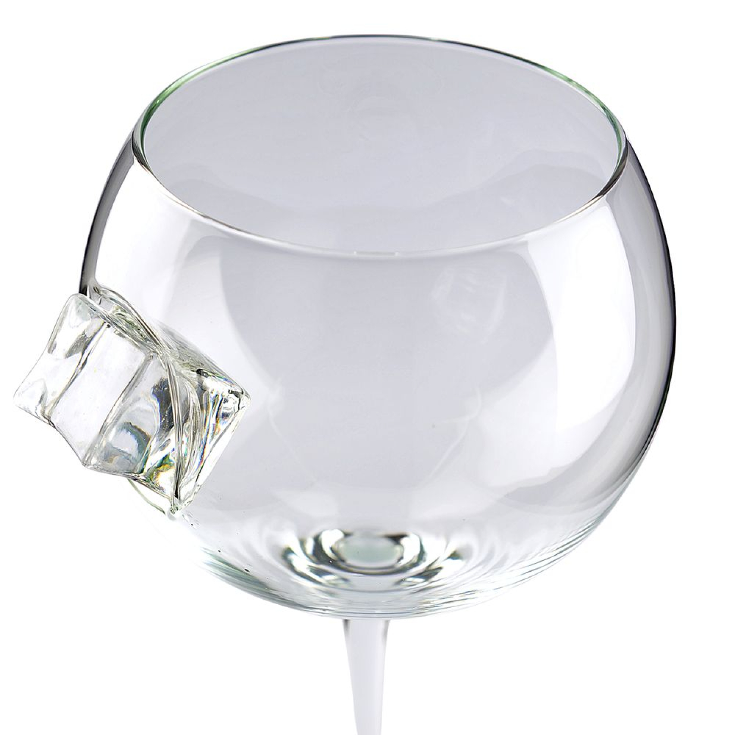 Weinglas Ice & Slice Eiswürfel - Partyglas für Gin-Wodka-Cocktail