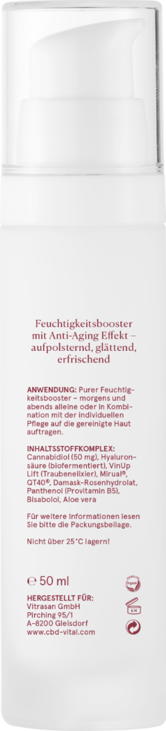 Premium CBD Bio Naturkosmetik - Feuchtigkeit Plus 50 ml