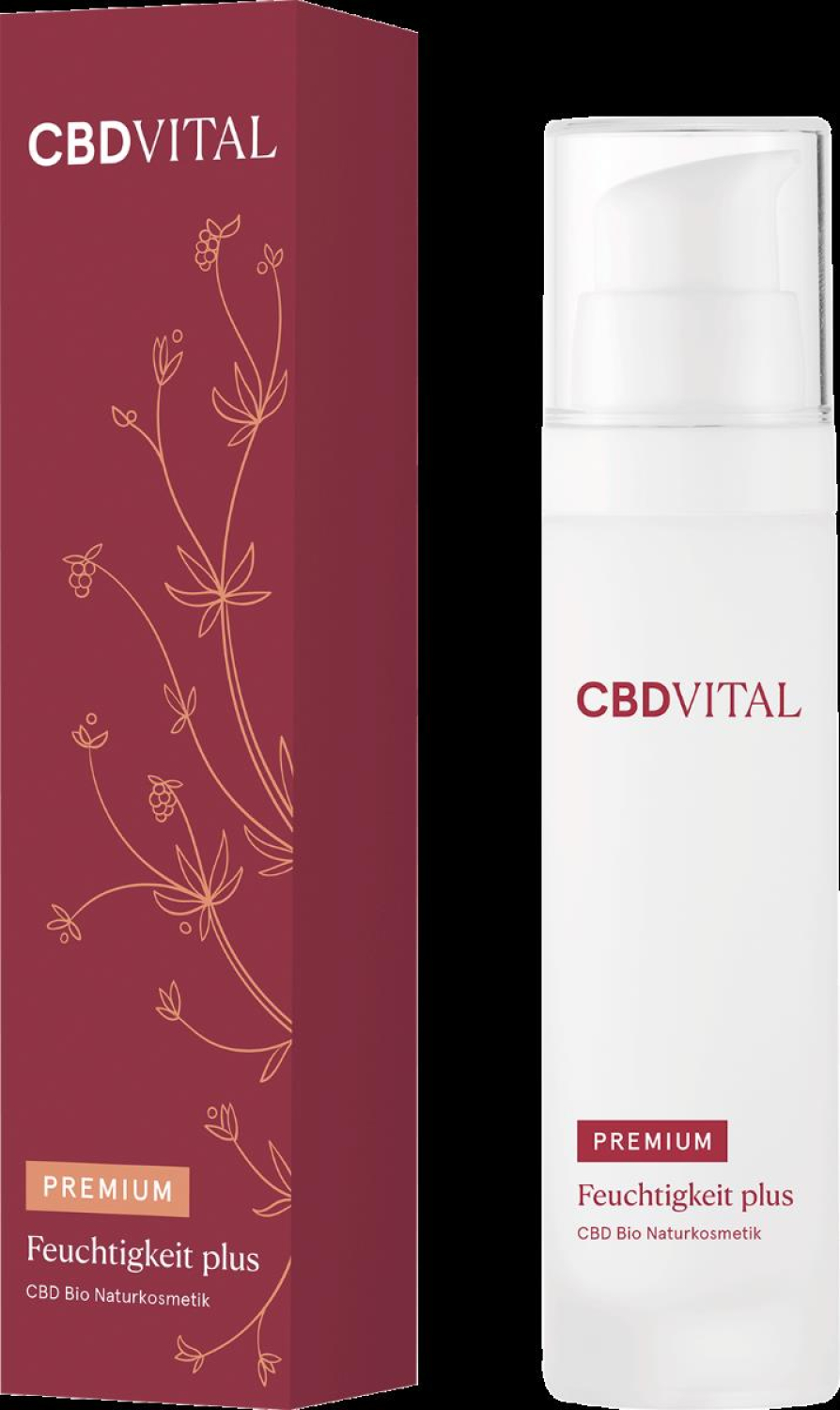 Premium CBD Bio Naturkosmetik - Feuchtigkeit Plus 50 ml