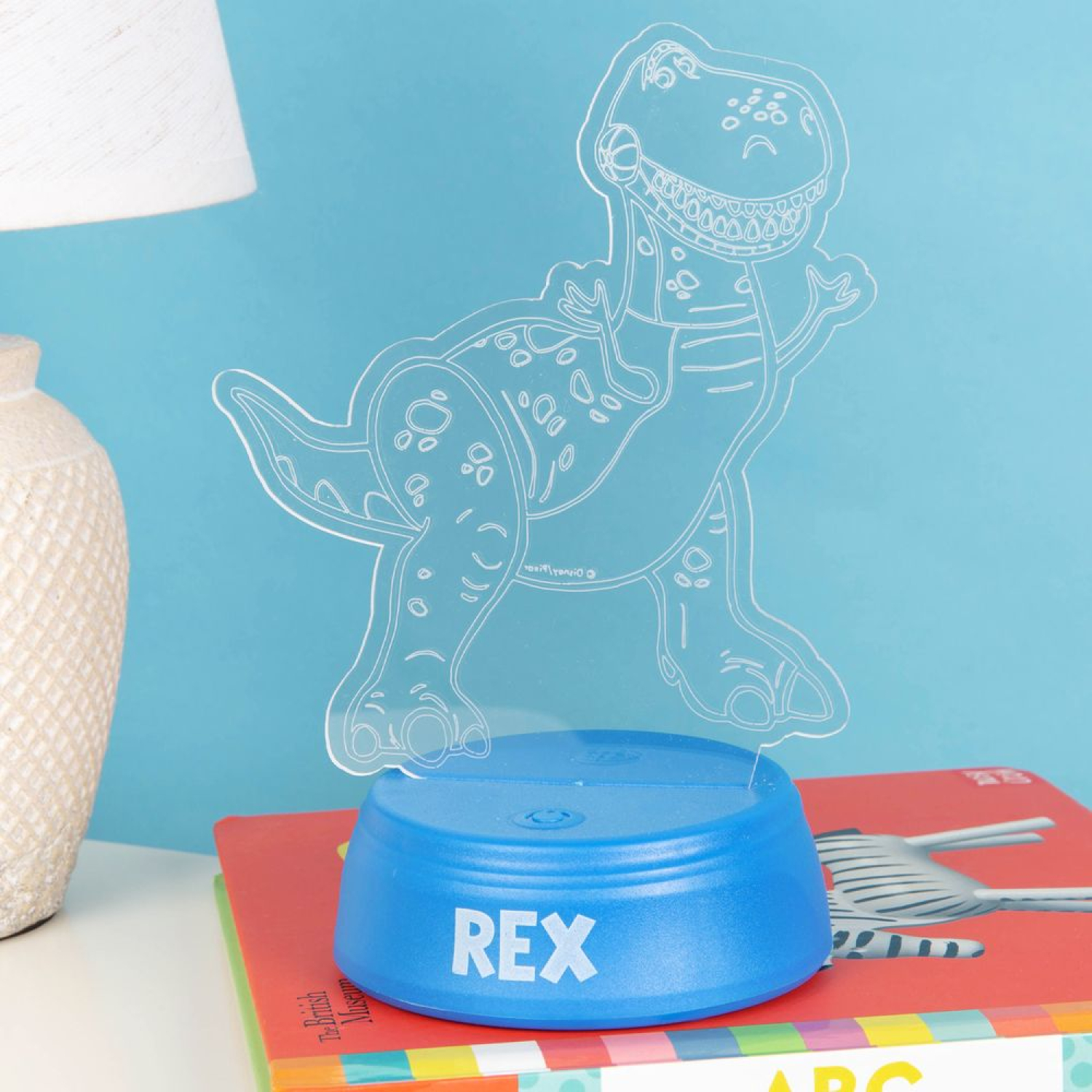 Disney Nachtlicht REX aus Toy Story mit LED Farbwechsler, Schlummerlicht Dino
