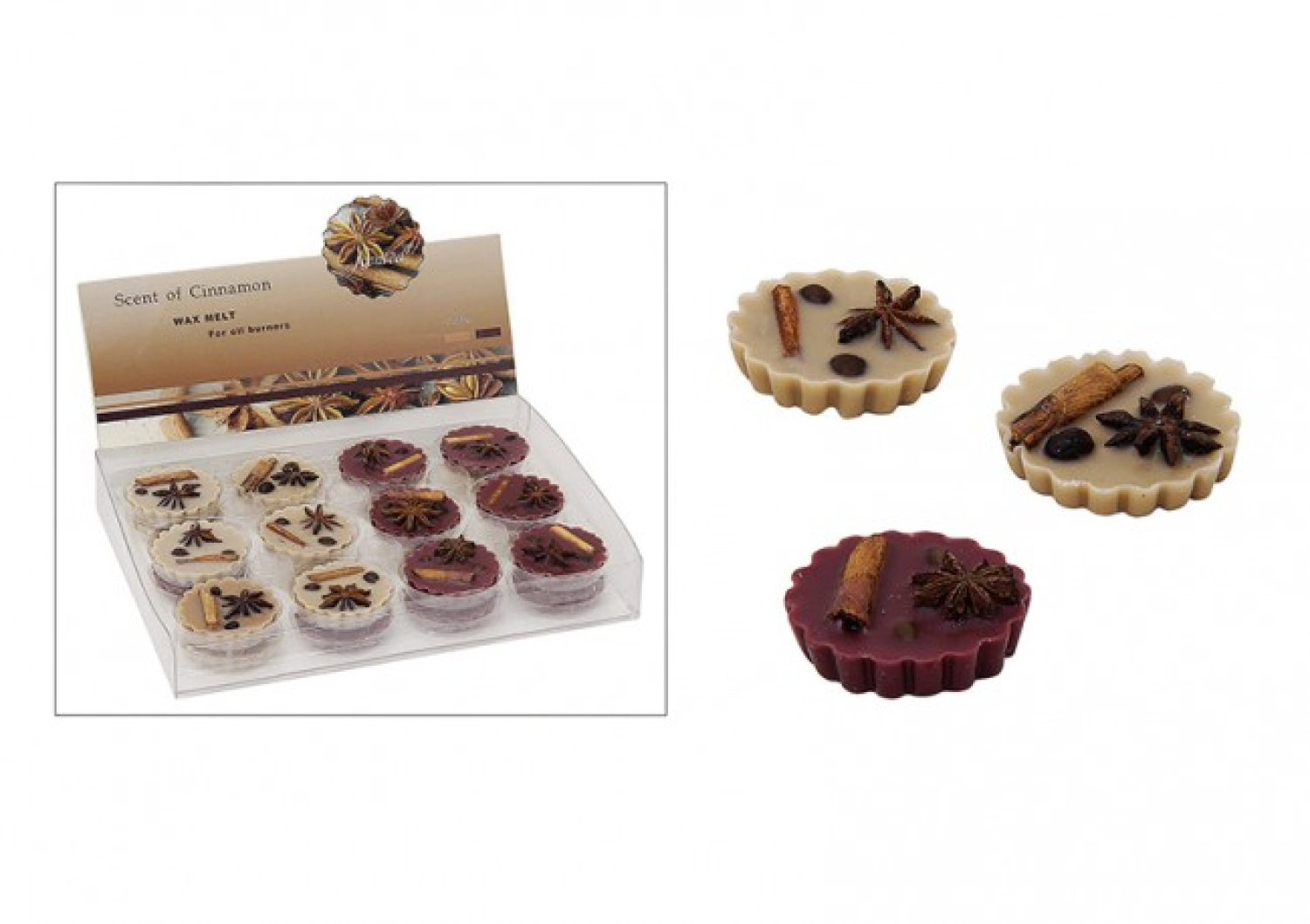 Duftwachs Zimt - Frischer Duft das ganze Jahr - Eine duftende Alternative zu Ölen