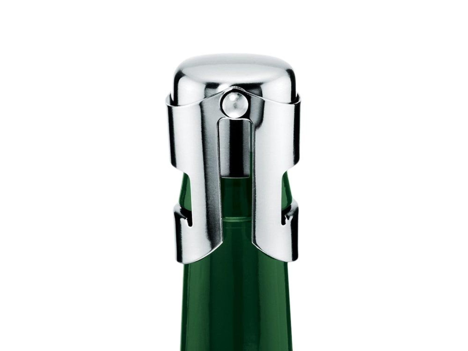 Der edle Sekt - Champagnerflaschenverschluß Edelstahl
