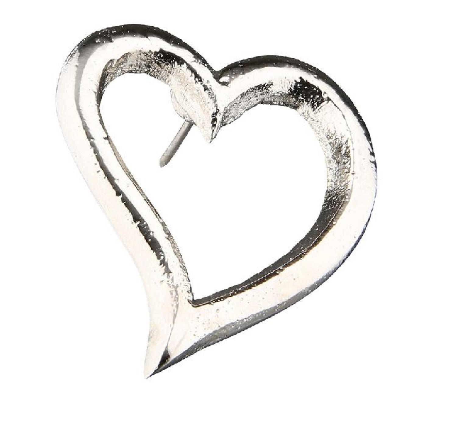 Kerzendeko Love mit Herz, Kerzenstecker im Set, Kerzenpin ca. 4 cm