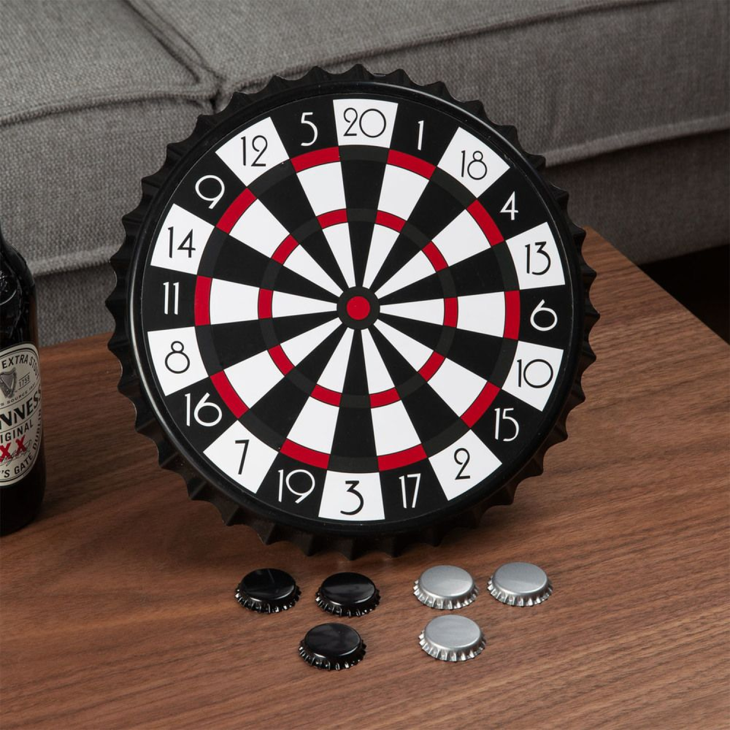Dartscheibe für Flaschenstöpsel - Party Spickerscheibe-Tisch darten