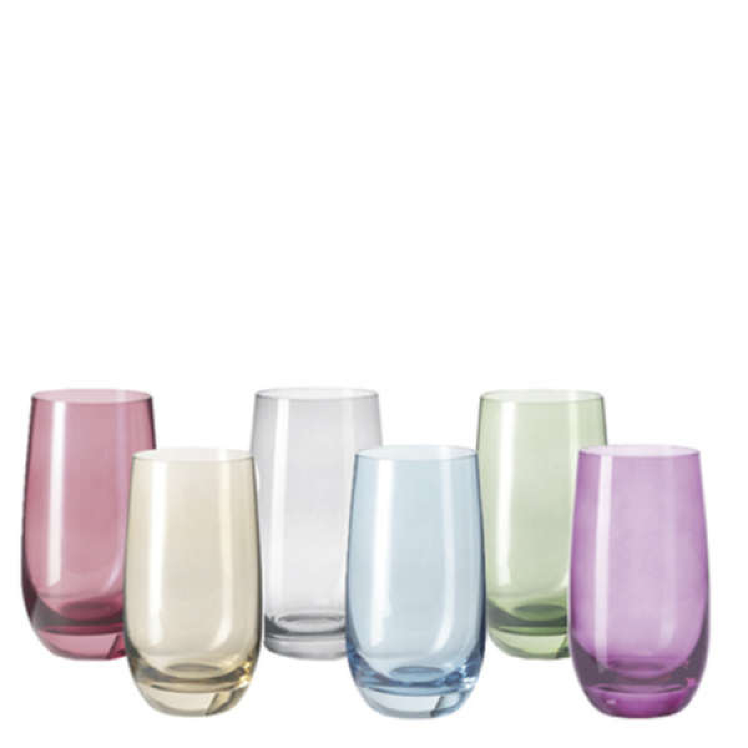 Farbige Longdrinkbecher SORA von LEONARDO - 6er Set