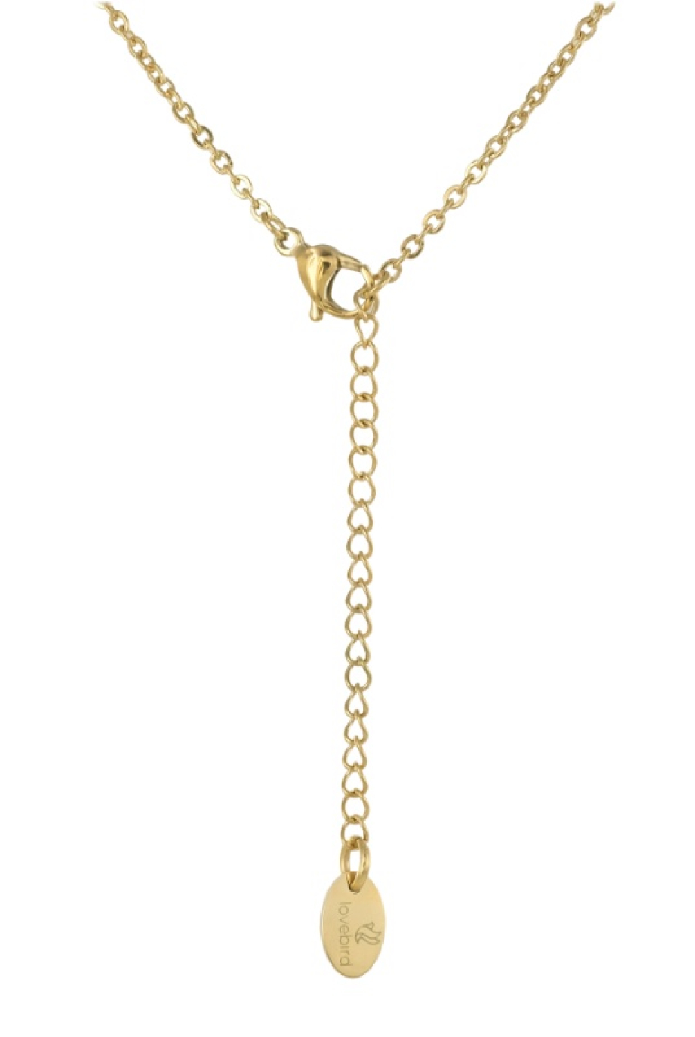 Lovebird Collier Baum Vergoldet - Edelstahl Schmuckset