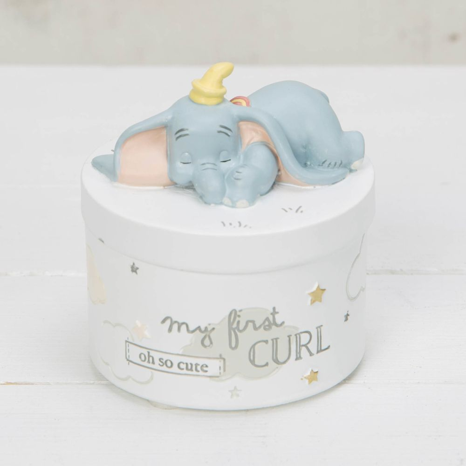 Disney Geschenkset Locken und Zahndose Dumbo in 3D, Erinnerungsdosen