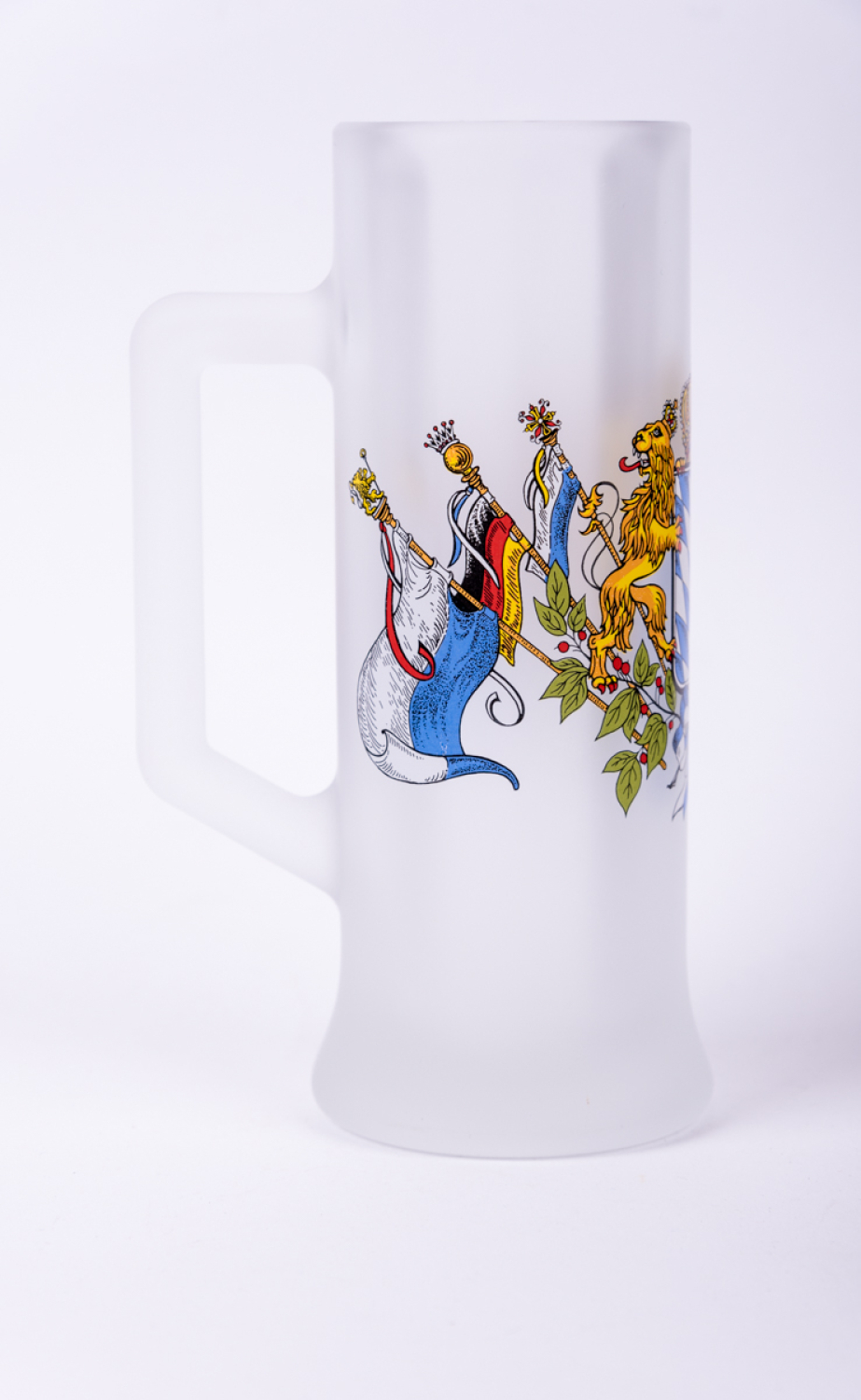 Satinierter Partyseidel mit Bayernwappen ? 0,2 Liter